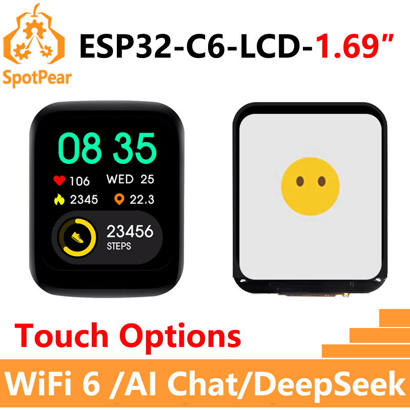 Esp32 C6 - Waveshare ESP32-C6 1,69-Zoll-Touch-LCD-Option DeepSeek AI Voice
