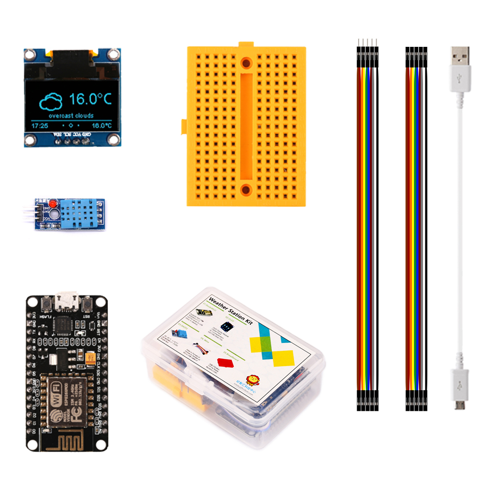 Esp8266 Nodemcu - ESP8266 Wetter Station DIY Kit mit