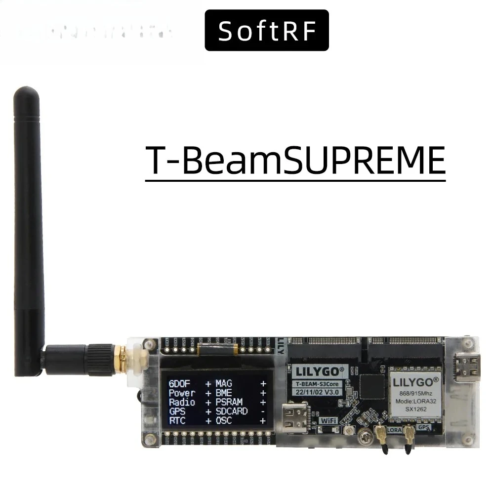 Esp32 S3 - LILYGO SoftRF T-BeamSUPREME ESP32-S3 Entwicklungsboard U-blox