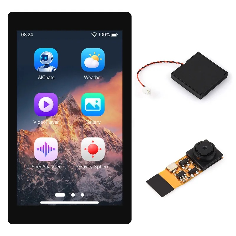 Esp32 P4 - Waveshare ESP32-P4-WIFI6 5-Zoll-Entwicklungsboard Integriertes Audio-Ein-/Ausgangsmodul KI-Interaktion