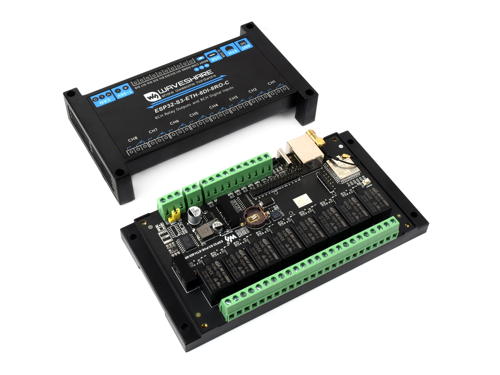 Industrielles 8-Kanal-ESP32-S3 – Esp32 S3 Bewertung und Preis
