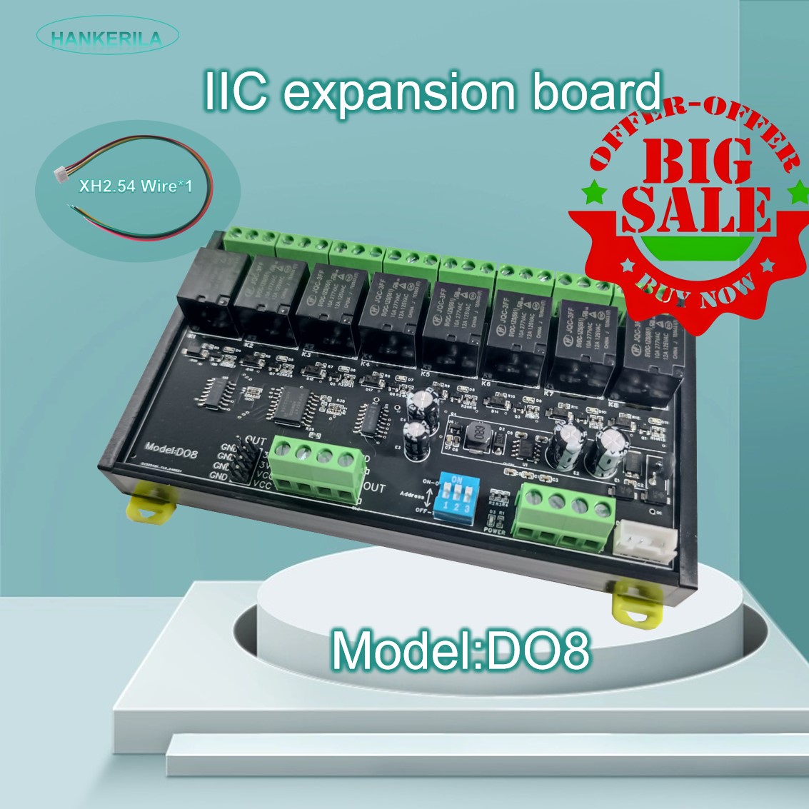 I2C-Erweiterungsrelaisplatine  – Espressif Esp32 Bewertung und Preis