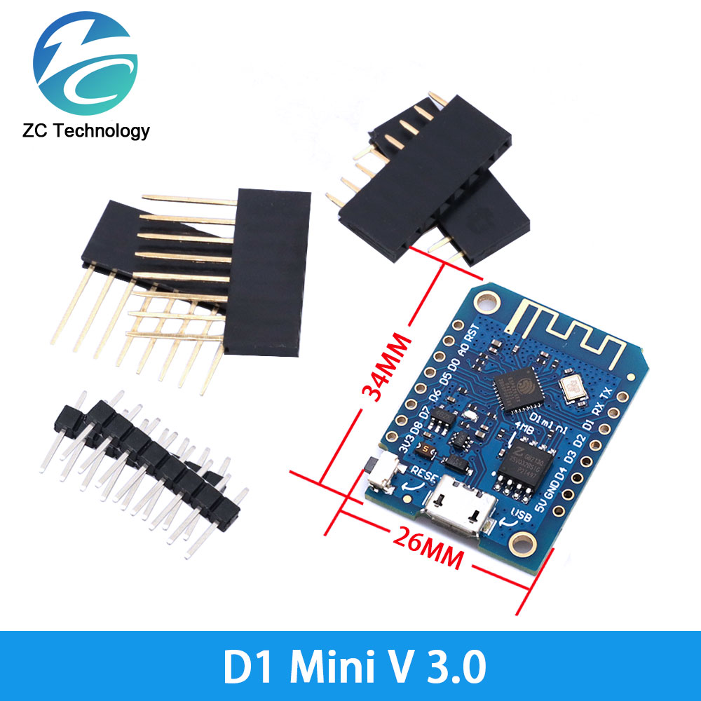 D1 Mini ESP8266 ESP-12F CH340G – Esp8266 Nodemcu Bewertung und Preis