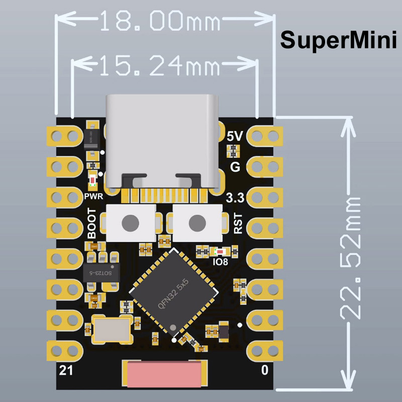 Für ESP32-S3 Supermini Pro MIN – Espressif Esp32 Bewertung und Preis