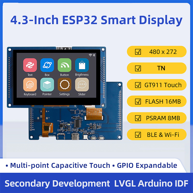 ESP32 S3 4,3 Zoll 480*272 Kapa – Esp32 P4 Bewertung und Preis