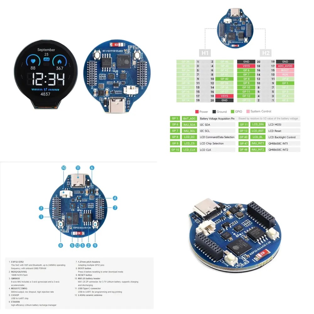 ESP32-S3 LCD-Entwicklungsboard – Esp32 S3 Bewertung und Preis
